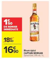 Rhum épicé CAPTAIN MORGAN