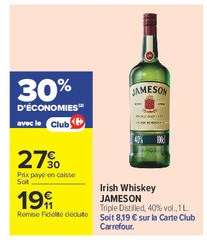 IRISH WHISKEY "JAMESON"