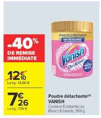 POUDRE DÉTACHANTE “VANISH”