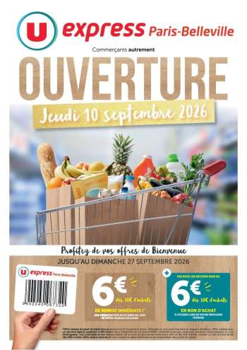 Catalogue U express - 07/09/2026 - 27/09/2026.