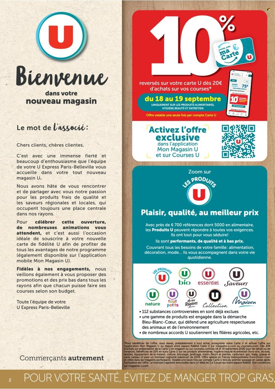 Catalogue U express - 07/09/2026 - 27/09/2026. Page 2