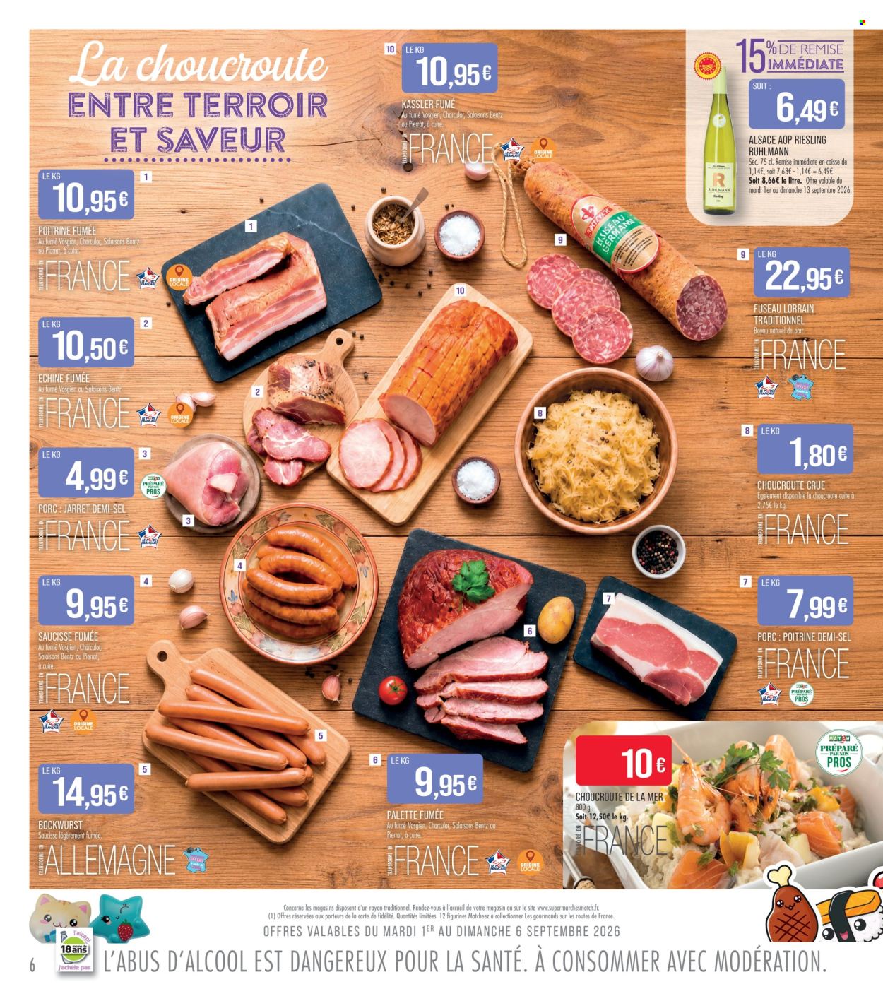 Catalogue Supermarché Match - 01/09/2026 - 13/09/2026. Page 6