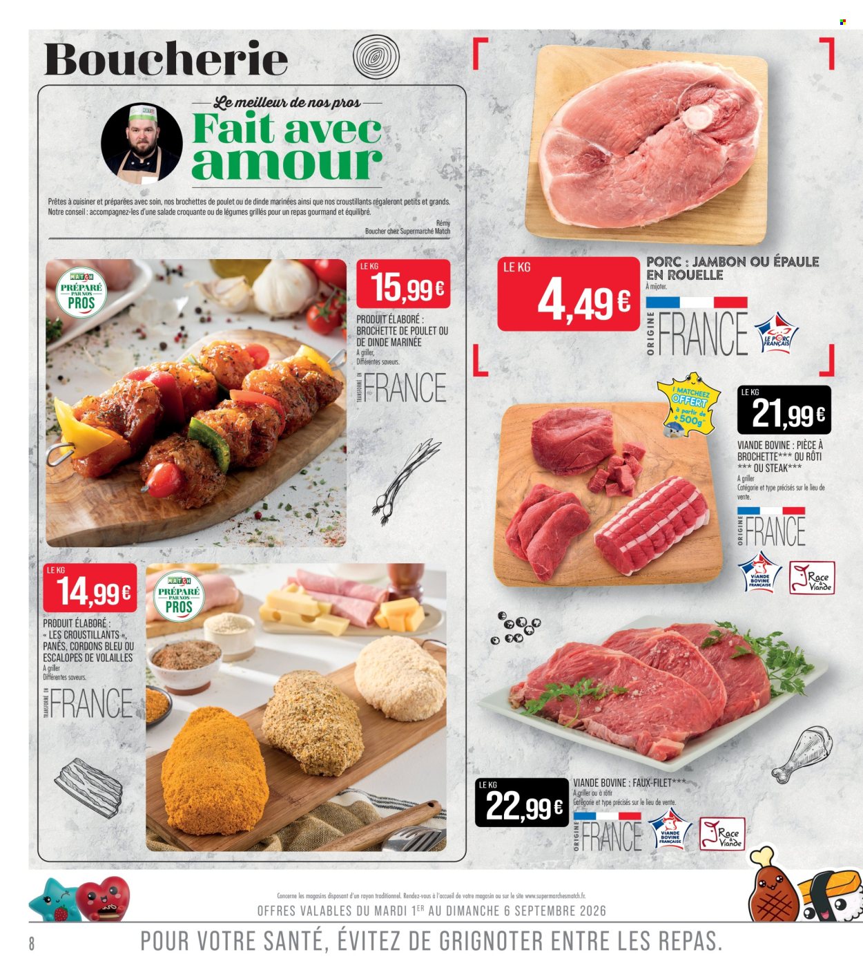 Catalogue Supermarché Match - 01/09/2026 - 13/09/2026. Page 8