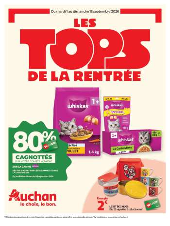 Catalogue Auchan - 01/09/2026 - 13/09/2026.