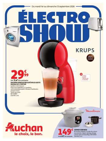 Catalogue Auchan - 01/09/2026 - 13/09/2026.