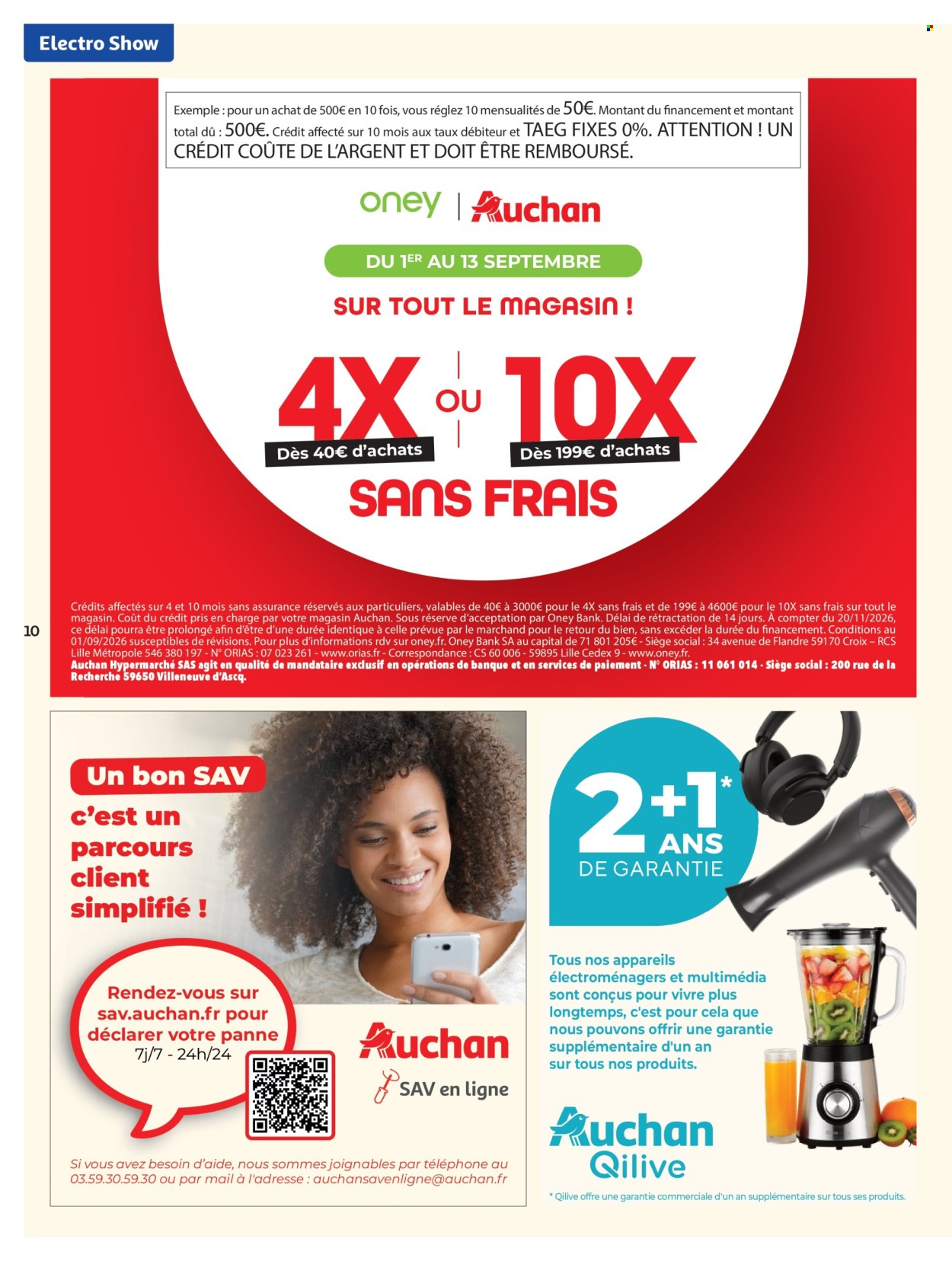 Catalogue Auchan - 01/09/2026 - 13/09/2026. Page 10