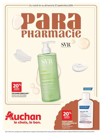 Catalogue Auchan - 01/09/2026 - 27/09/2026.