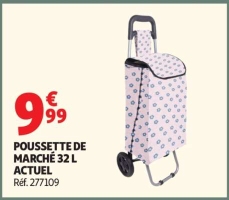 POUSSETTE DE MARCHÉ 32 L ACTUEL