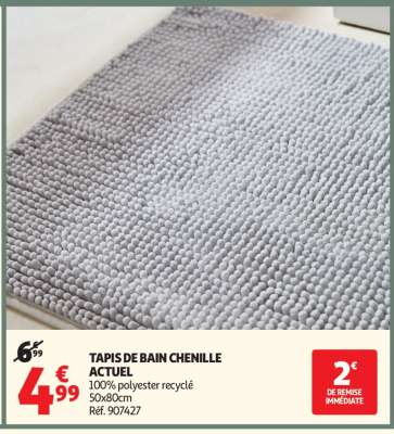 Tapis De Bain Chenille Actuel