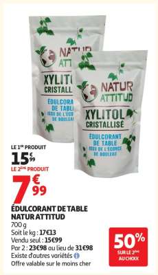 Édulcorant de Table Natur Attitud