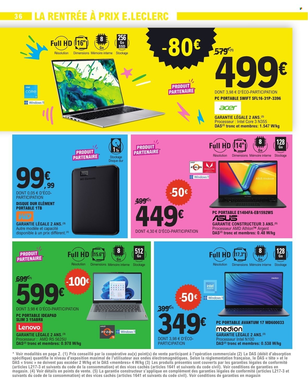 Catalogue E.Leclerc - 01/09/2026 - 12/09/2026. Page 36