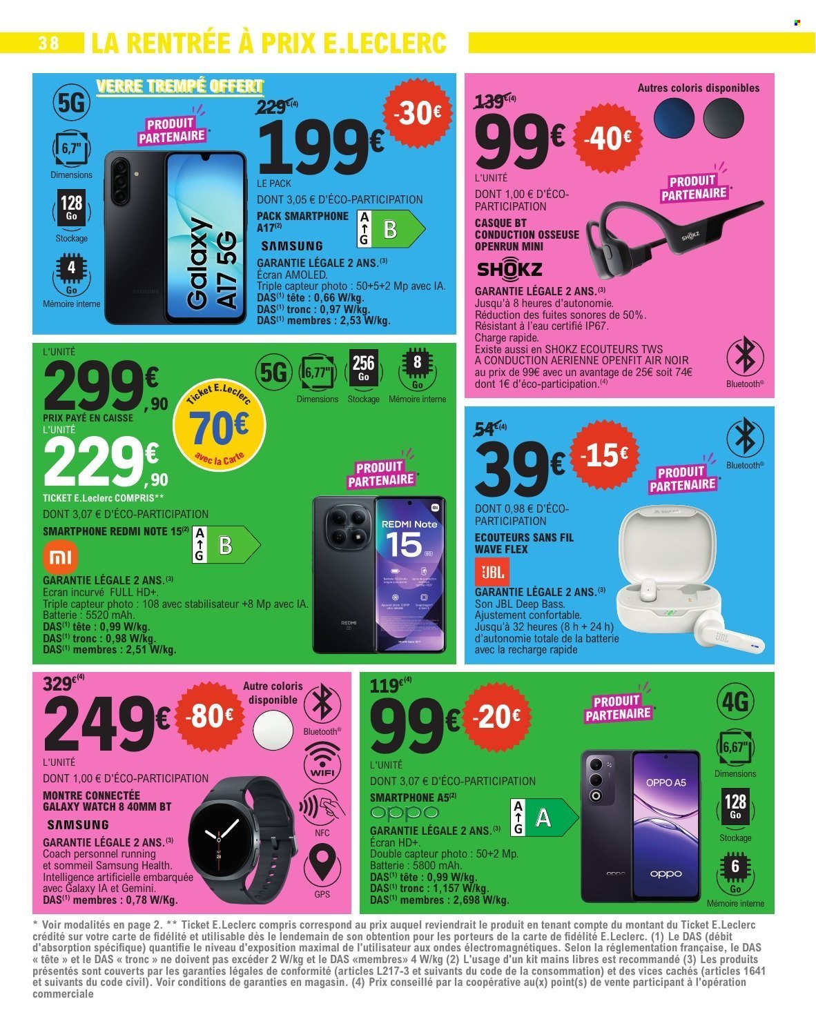Catalogue E.Leclerc - 01/09/2026 - 12/09/2026. Page 38