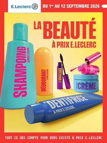 Catalogue E.Leclerc - 01/09/2026 - 12/09/2026.