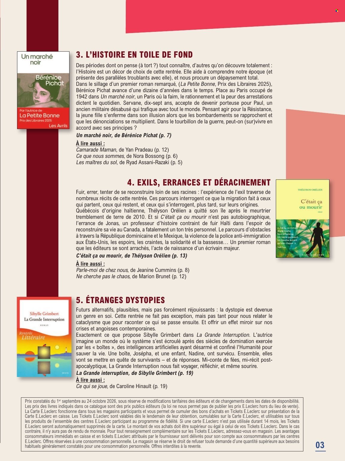 Catalogue E.Leclerc - 01/09/2026 - 24/10/2026. Page 3