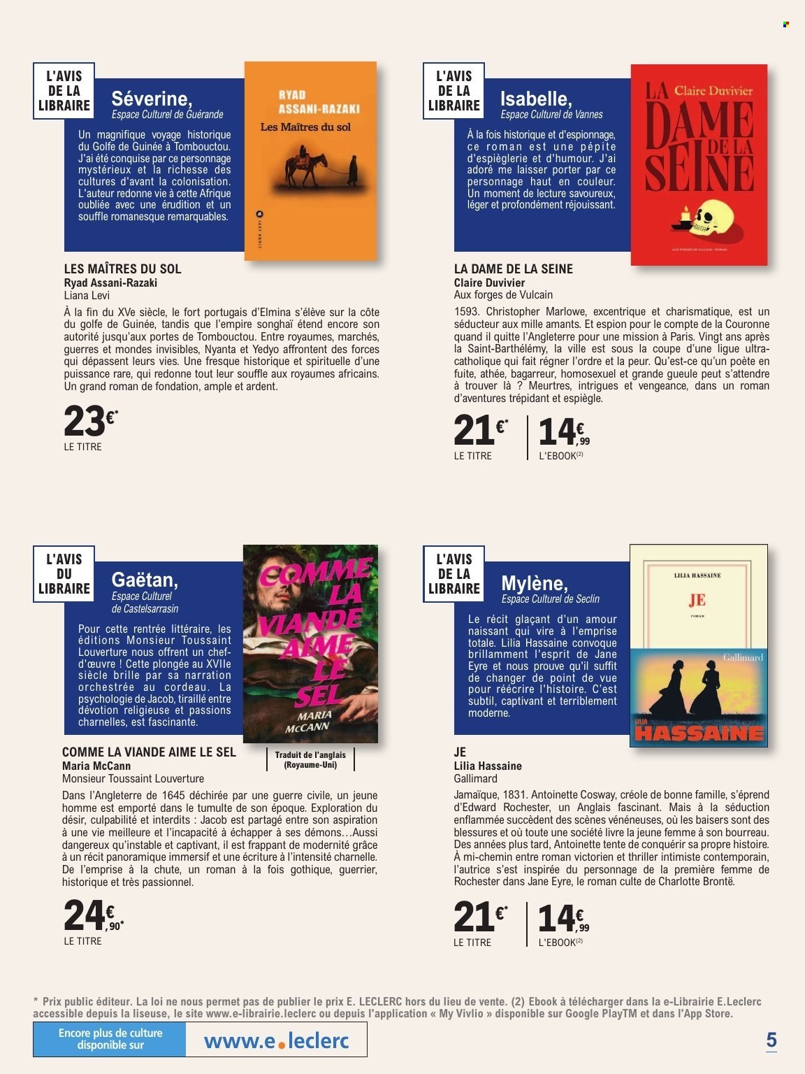 Catalogue E.Leclerc - 01/09/2026 - 24/10/2026. Page 5
