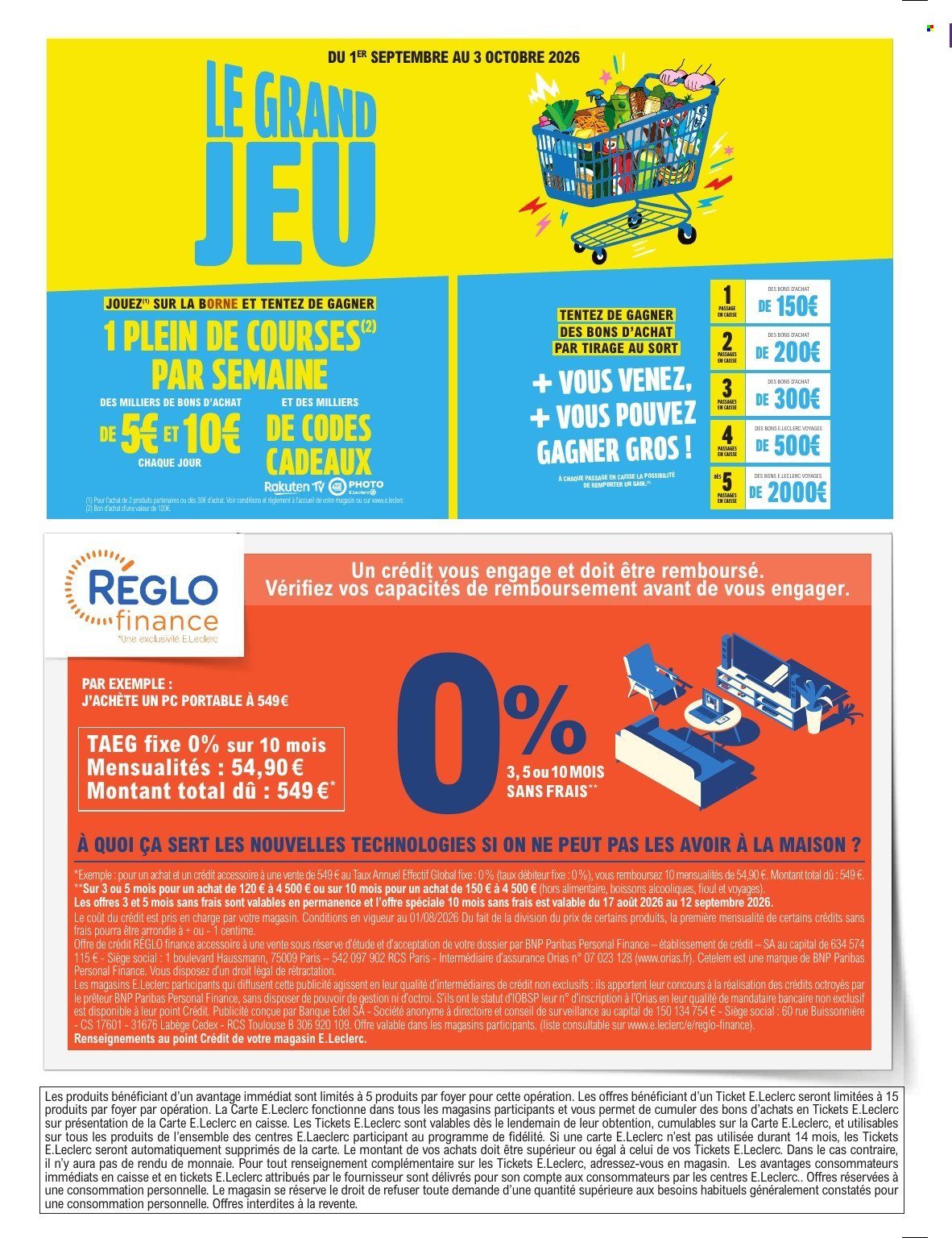Catalogue E.Leclerc - 01/09/2026 - 12/09/2026. Page 2