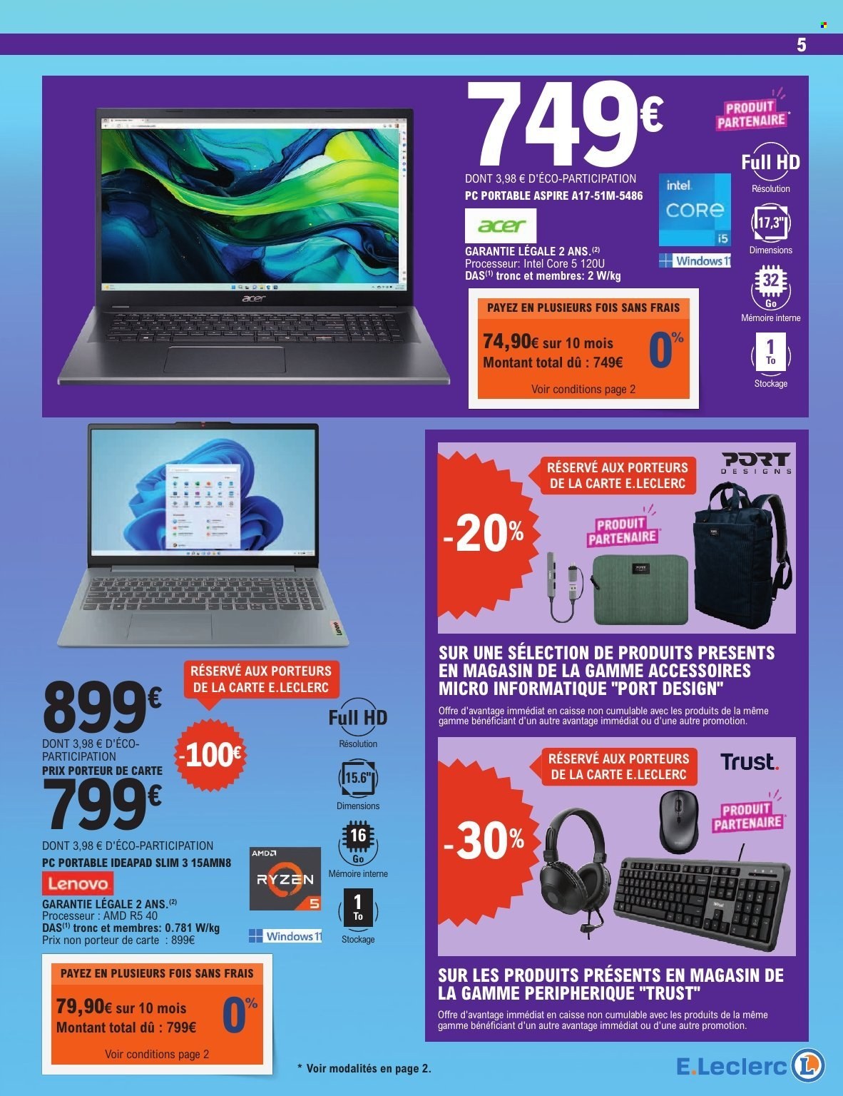 Catalogue E.Leclerc - 01/09/2026 - 12/09/2026. Page 5