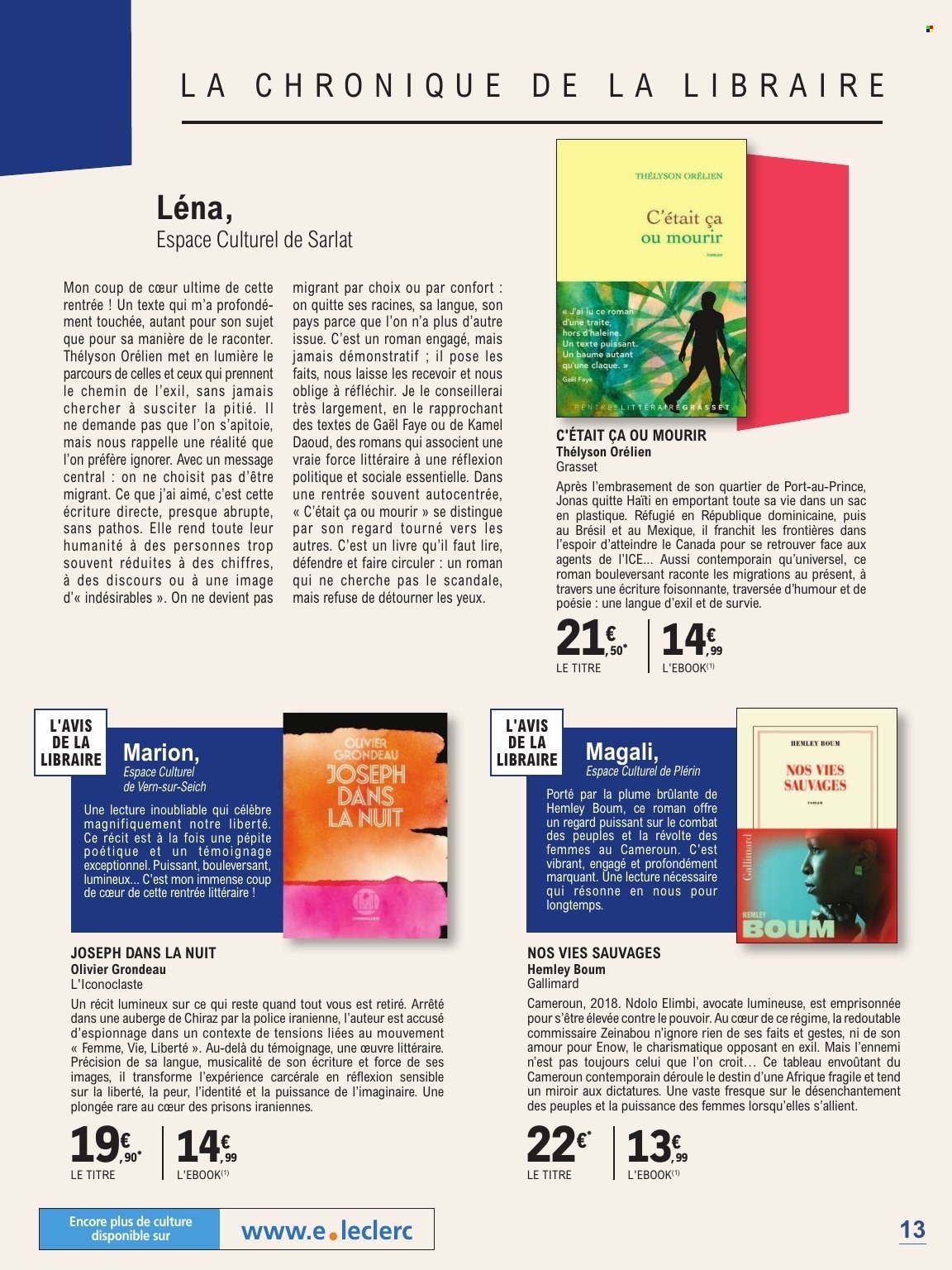 Catalogue E.Leclerc - 01/09/2026 - 24/10/2026. Page 13