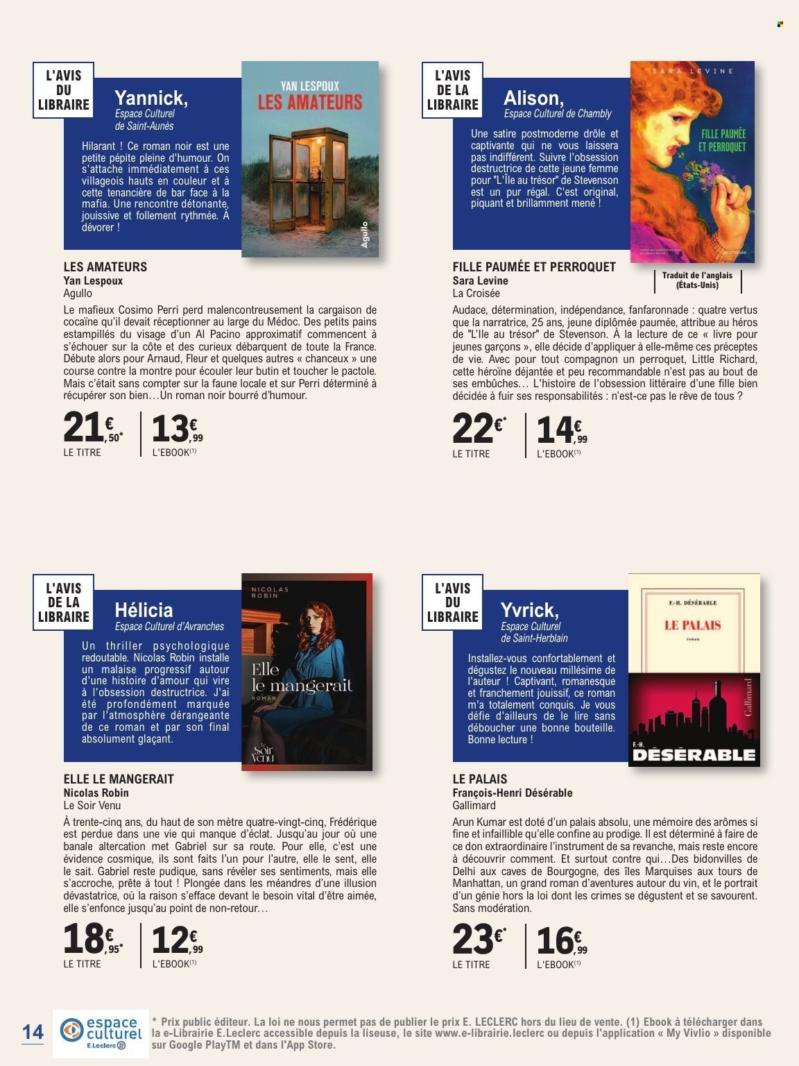 Catalogue E.Leclerc - 01/09/2026 - 24/10/2026. Page 14