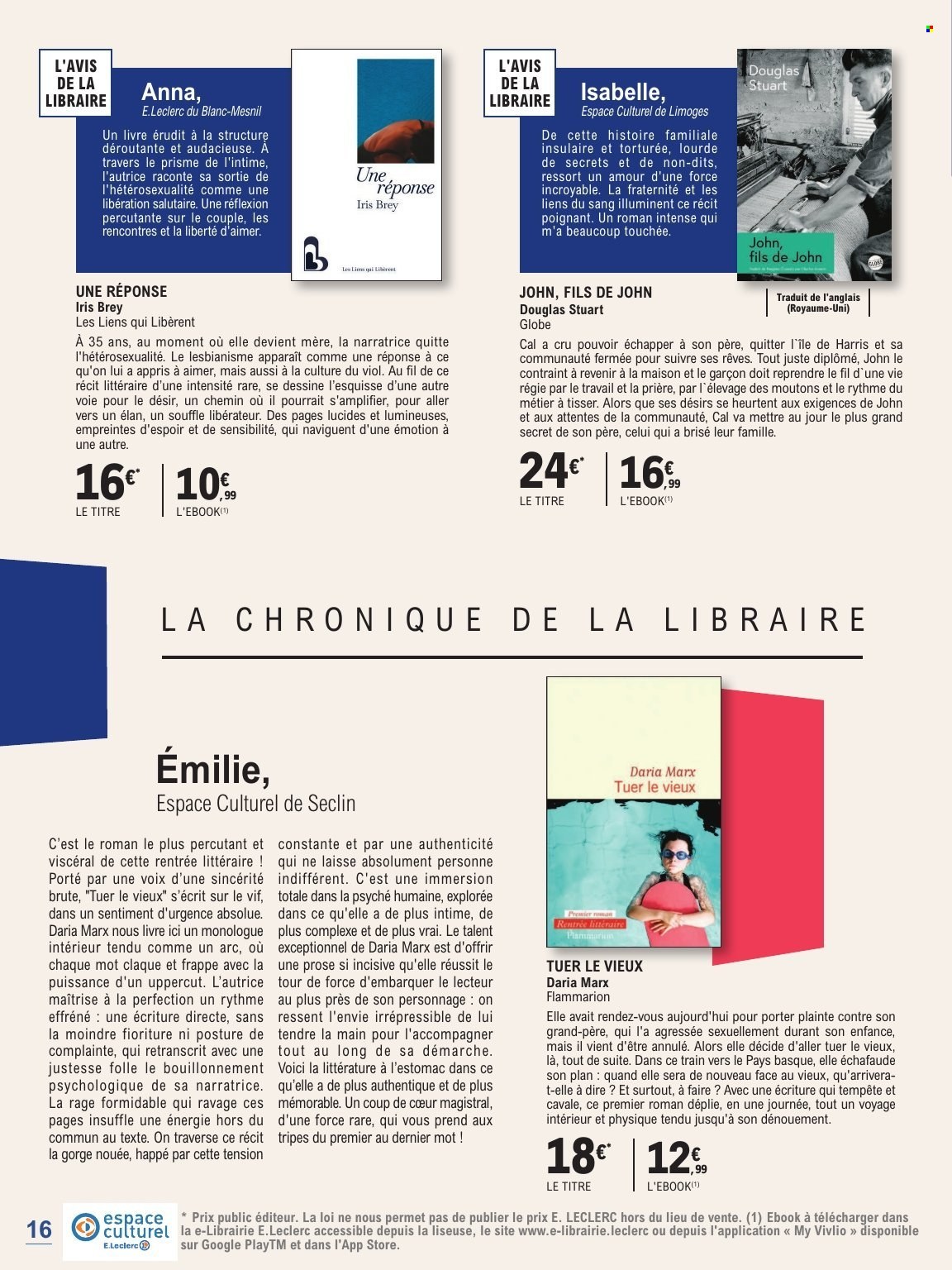 Catalogue E.Leclerc - 01/09/2026 - 24/10/2026. Page 16