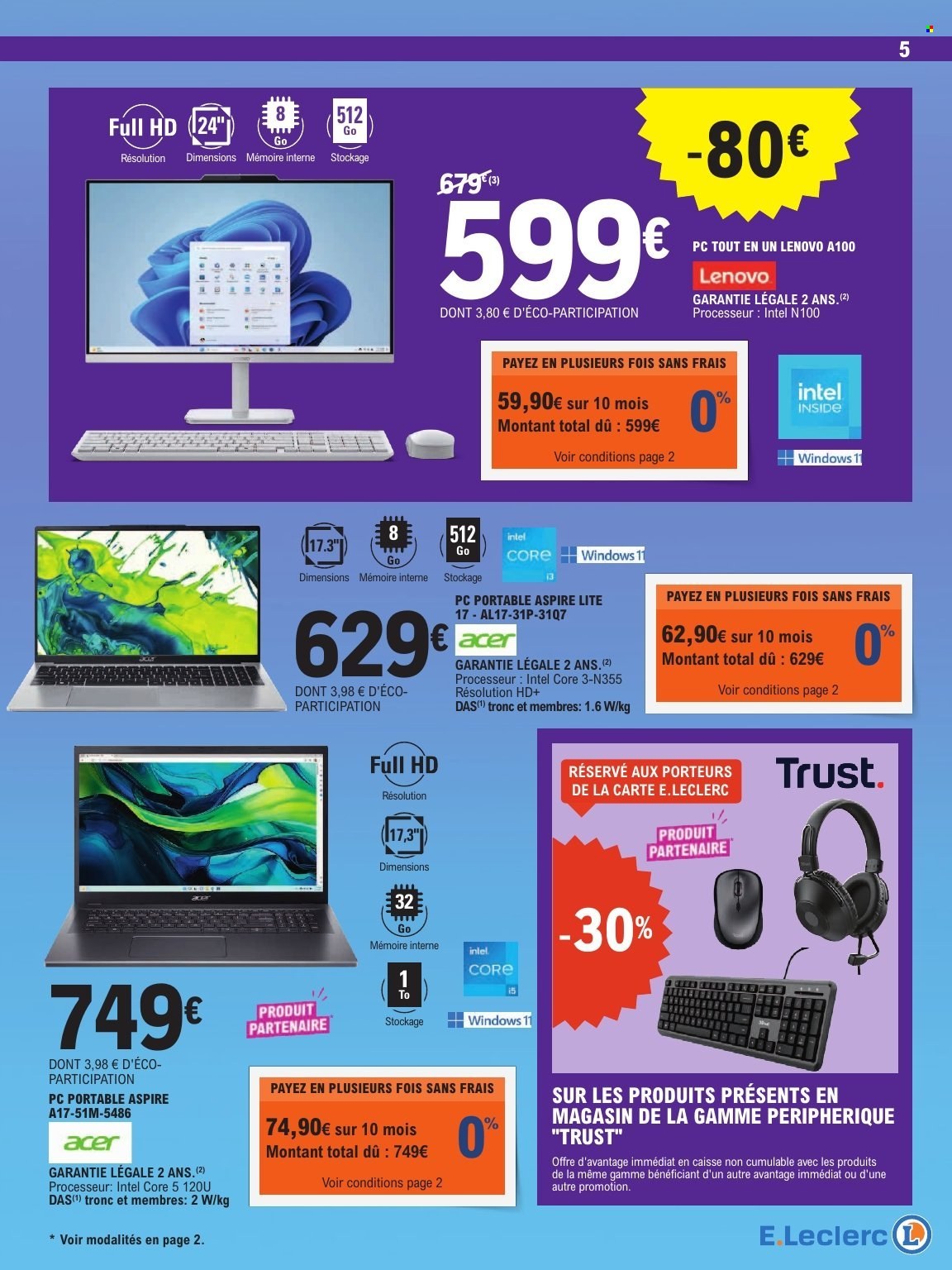 Catalogue E.Leclerc - 01/09/2026 - 12/09/2026. Page 5