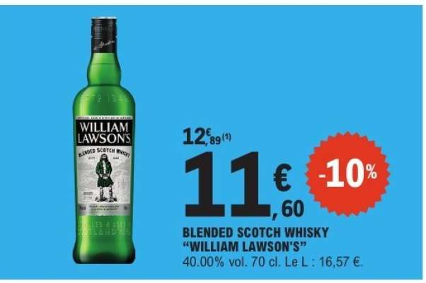 BLENDED SCOTCH WHISKY "WILLIAM LAWSON'S"