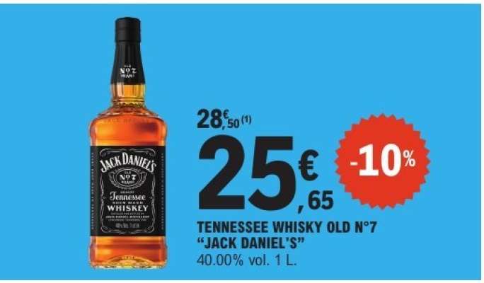TENNESSEE WHISKY OLD N°7 “JACK DANIEL’S”