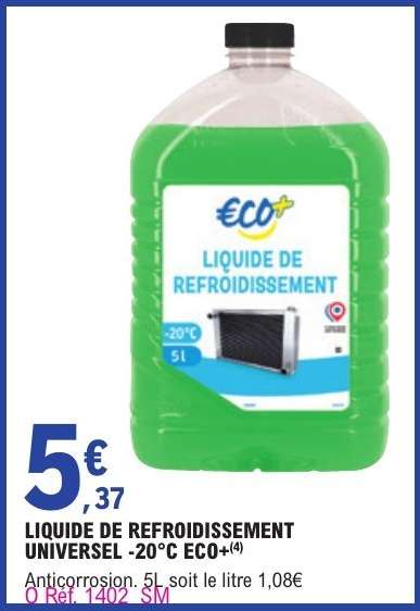 LIQUIDE DE REFROIDISSEMENT UNIVERSEL -20°C ECO+