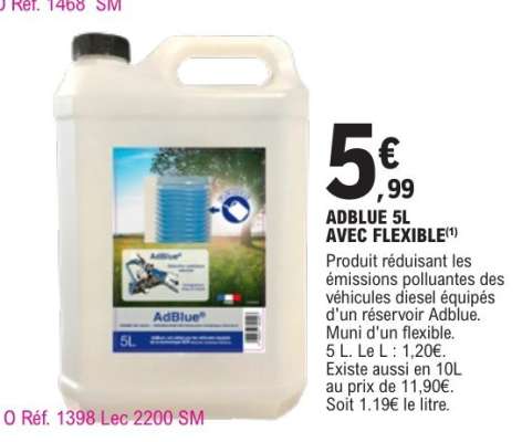 ADBLUE 5L AVEC FLEXIBLE