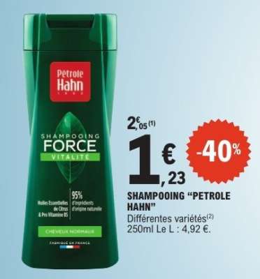 SHAMPOOING 'PETROLE HAHN'