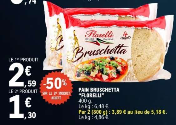PAIN BRUSCHETTA "FLORELLI"