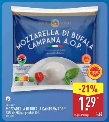 Mozzarella di Bufala Campana AOP