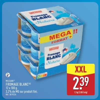 MILSANI FROMAGE BLANC