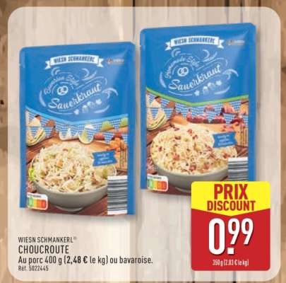 WIESN SCHMANKERL CHOUCROUTE