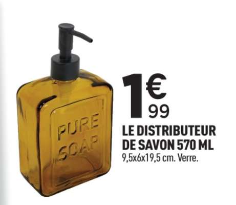 LE DISTRIBUTEUR DE SAVON 570 ML