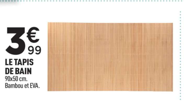 Le tapis de bain