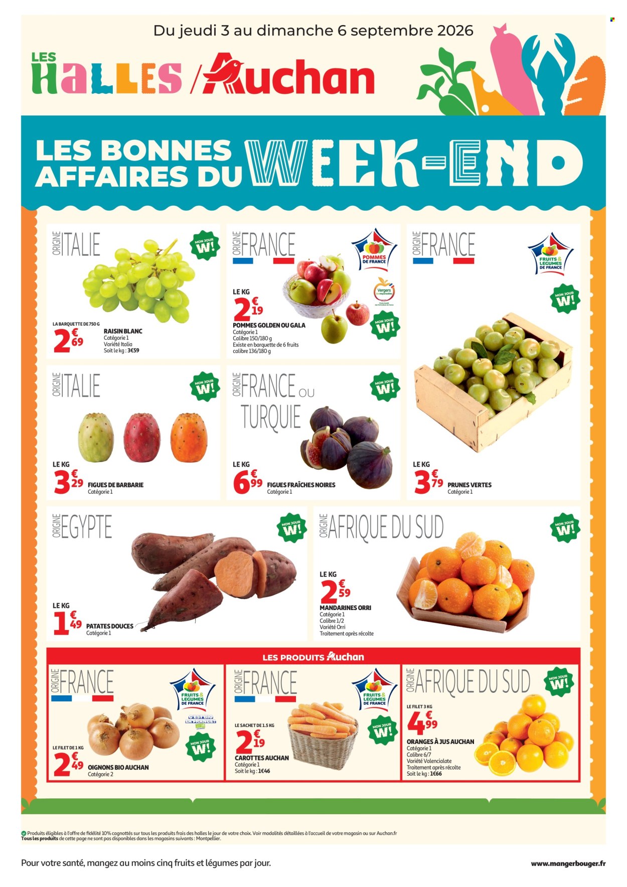 Catalogue Auchan - 03/09/2026 - 06/09/2026. Page 1
