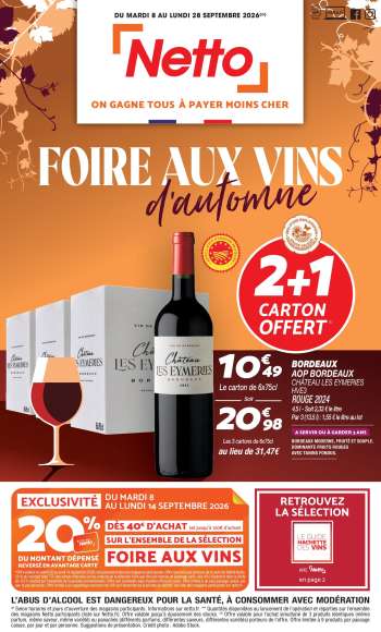 Catalogue Netto - 08/09/2026 - 28/09/2026.