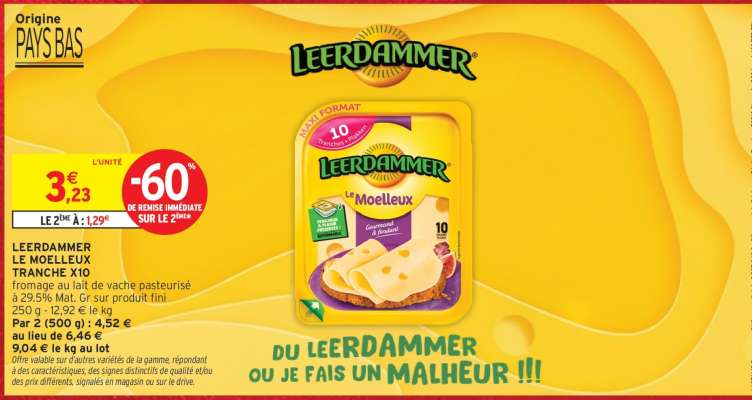 LEERDAMMER Le Moelleux Tranche X10