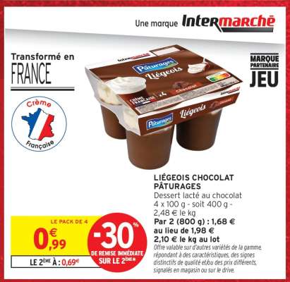 LIÉGEOIS CHOCOLAT PÂTURAGES
