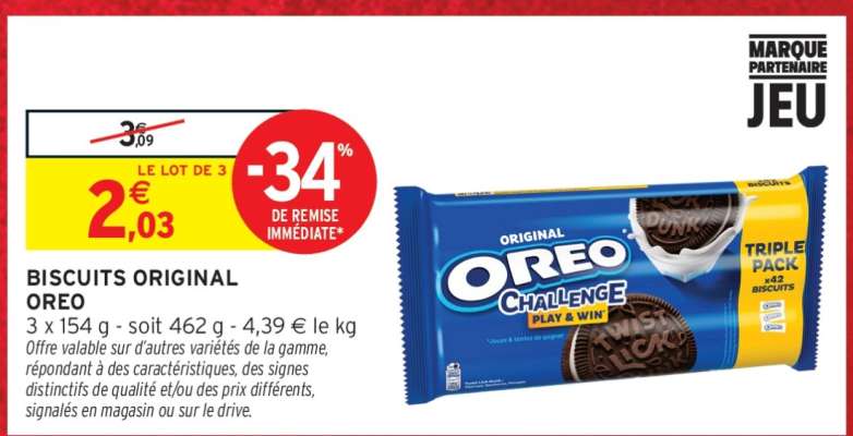 Biscuits Original Oreo