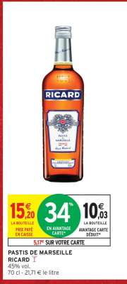 Pastis de Marseille 'Ricard'
