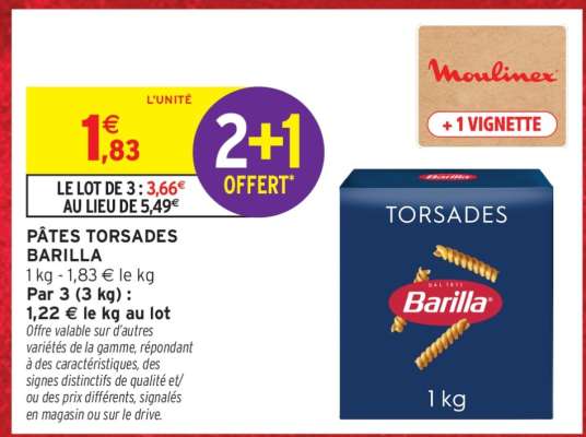 PÂTES TORSADE BARILLA