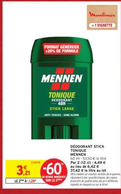 DÉODORANT STICK TONIQUE
