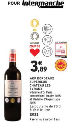 AOP BORDEAUX SUPÉRIEUR CHÂTEAU LES EYRAUX