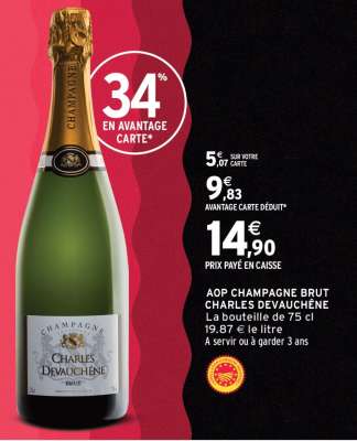 AOP CHAMPAGNE BRUT CHARLES DEVAUCHÈNE