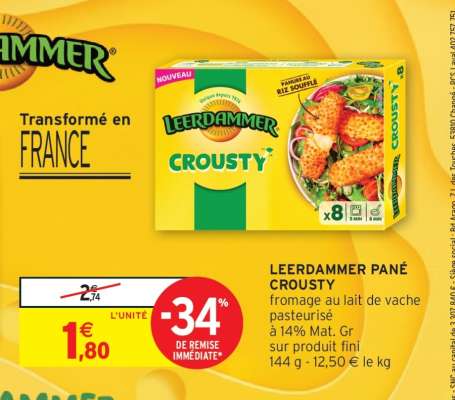 LEERDAMMER  PANÉ CROUSTY