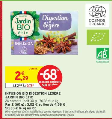 Infusion Bio Digestion Légère