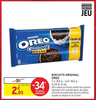 Biscuits Original Oreo