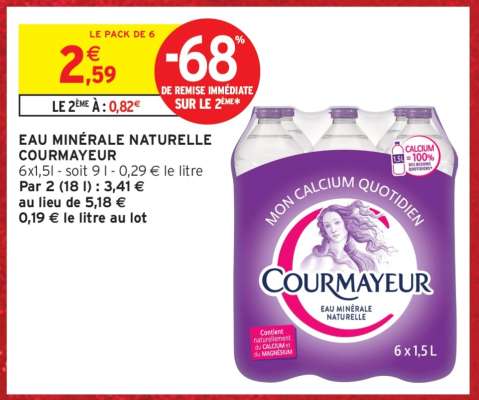 Eau Minérale Naturelle Courmayeur